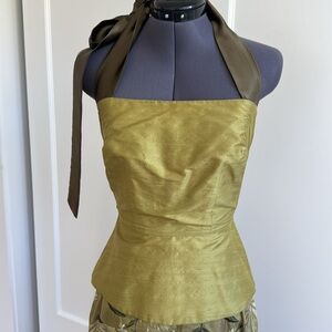 VTG Lena Medoyeff silk top (see skirt in separate listing)